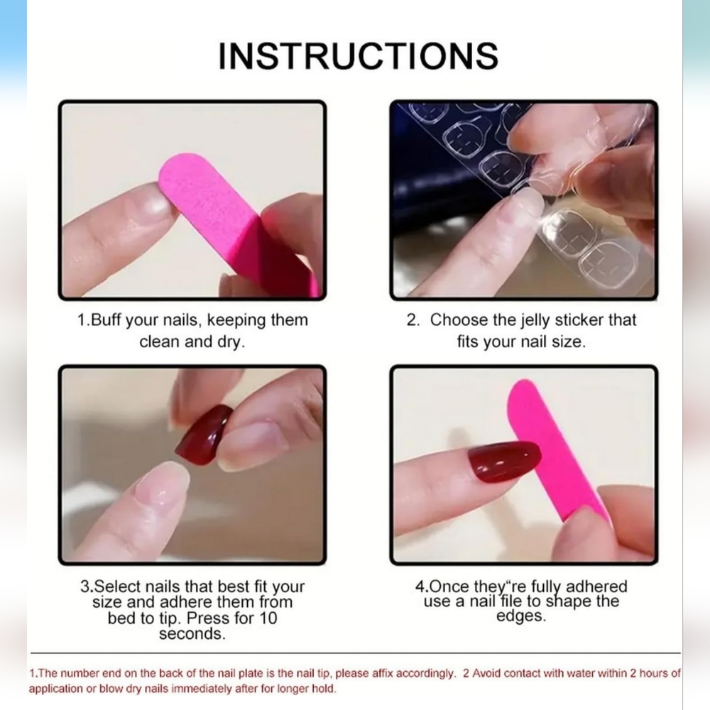BETTY BOOP Press-On Nails​Betty Boop Press-On Nails ✨ Pink & Red Y2K Retro Manic - Picture 5 of 5